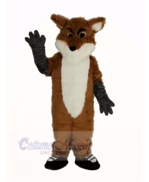 Fox with Black Shoes Mascot Costume Fancy Dress