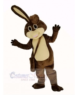 Brown Easter Bunny Rabbit Mascot Costume