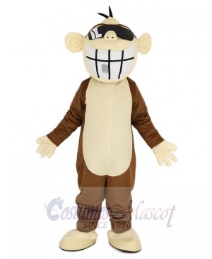 Brown Funny Monkey Mascot Costume Animal