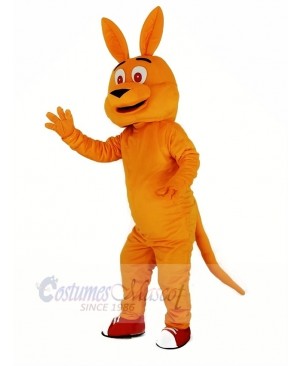 Orange Kangaroo Mascot Costume Cartoon