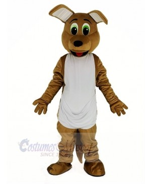 Dark Tan Kangaroo Mascot Costume