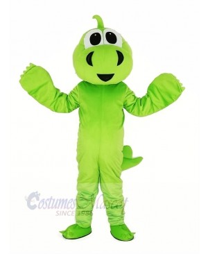 Grass Green Dinosaur Adult Mascot Costume Cartoon