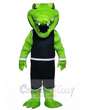 Power Gator with Sport Suit Mascot Costumes Animal