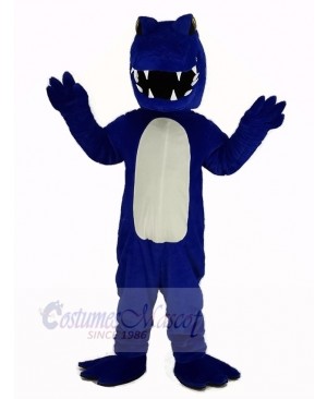 Sport Blue Alligator Mascot Costume