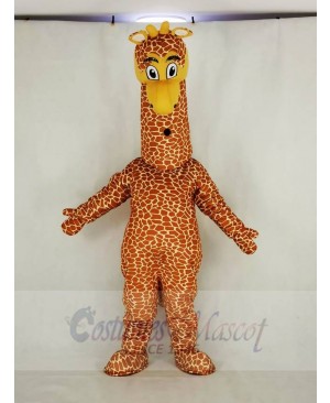 Realistic Giraffe Mascot Costume Cartoon	