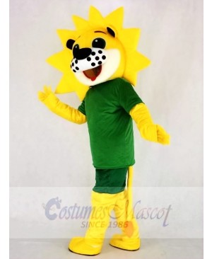 Cute Sunshine Flower Lion Mascot Costume School 	