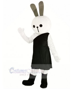 White Easter Bunny Rabbit Mascot Costume Animal