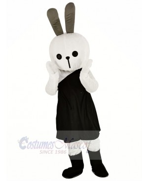 White Easter Bunny Rabbit Mascot Costume Animal