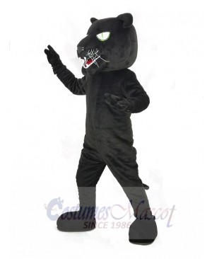 Black Panther with Long Beard Mascot Costume Animal