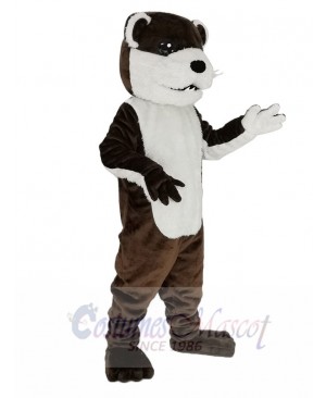Brown Otter Mascot Costume Animal