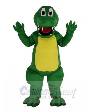 Funny Green Alligator Mascot Costume Animal