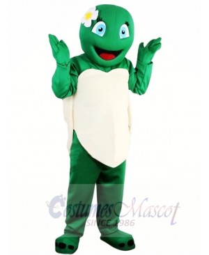 Hot Sale Girl Green Tortoise Turtle Mascot Costume Adult School Performance