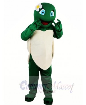 Hot Sale Girl Green Tortoise Turtle Mascot Costume Adult School Performance