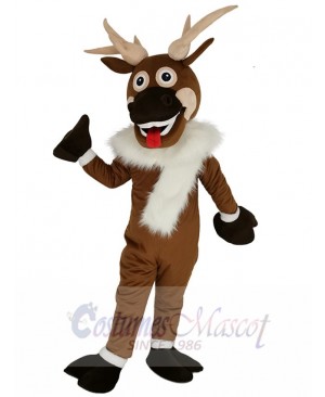 Reindeer mascot costume