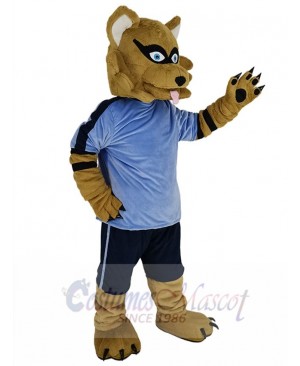 Raccoon mascot costume