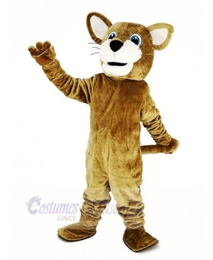 Brown Wildcat Mascot Costume Animal