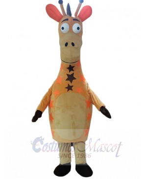 Giraffe mascot costume