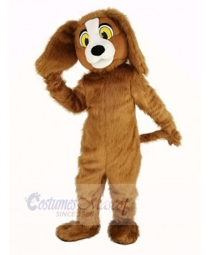 Brown Furry Dog Mascot Costume Animal