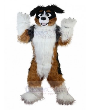 Hot Sale Furry Dog Husky Mascot Costumes Cartoon