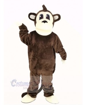 Brown Long Tail Monkey Mascot Costume