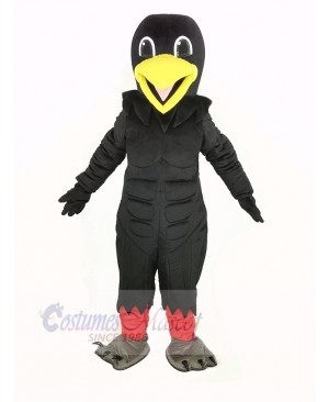 Power Black Raven Mascot Costume