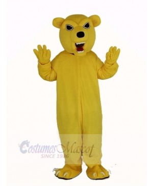 Power Fierce Yellow Bear Mascot Costume