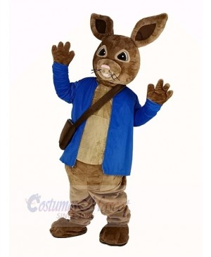 Peter Rabbit in Blue Coat Mascot Costume