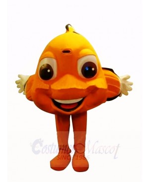 Cute Orange Clownfish Mascot Costumes Cartoon	