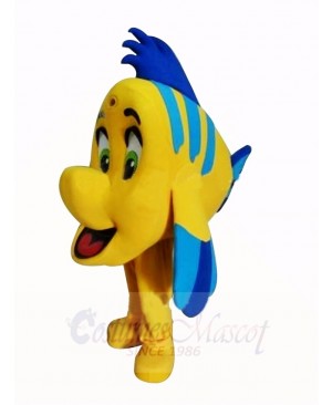 Cute Yellow Clownfish Mascot Costumes Cartoon	