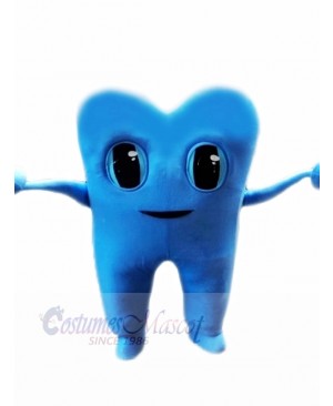 Blue Tooth Mascot Costume Cartoon