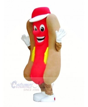 Delicious Fast Food Hot Dog Mascot Costume Cartoon