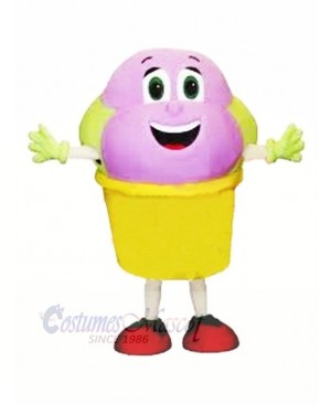 Cute Ice Cream Mascot Costume Cartoon