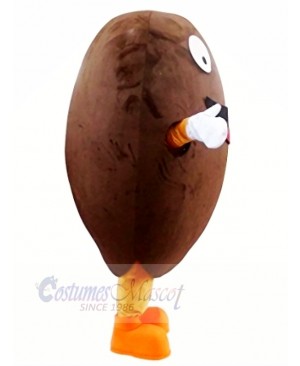 Cute Coffee Bean Mascot Costume Cartoon
