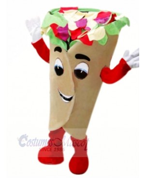 Yummy Wrap Mascot Costume Cartoon