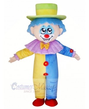 Funny Halloween Clown Mascot Costume Cartoon	