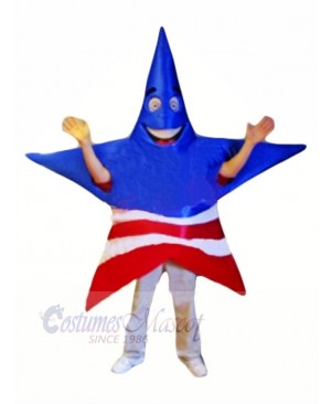 American Patriot Star Mascot Costume Cartoon	