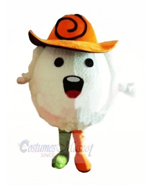 Chinese Dumpling Mascot Costume Cartoon