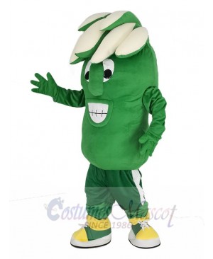 Funny Green Wave Mascot Costume