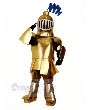 Cool Golden Knight Mascot Costume People