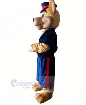 Police Dog Adult Mascot Costume Halloween Christmas Cartoon