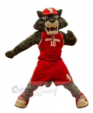 Wolf mascot costume