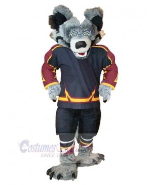 Wolf mascot costume