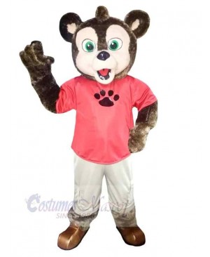 Wolf mascot costume