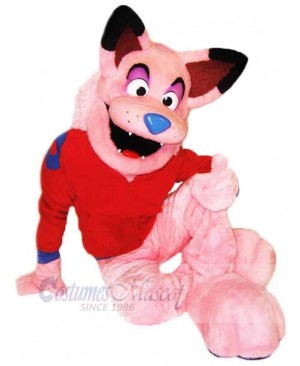 Wolf mascot costume