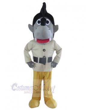 Wolf mascot costume