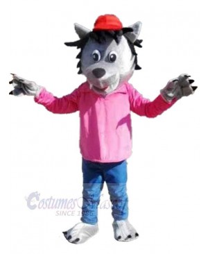 Wolf mascot costume