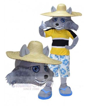 Wolf mascot costume