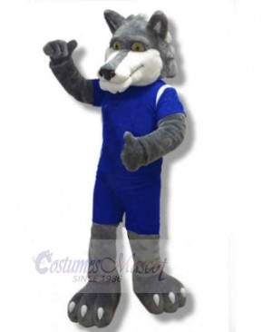 Wolf mascot costume