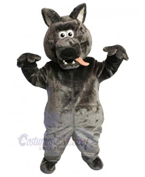 Wolf mascot costume