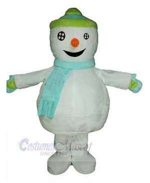 Snowman mascot costume